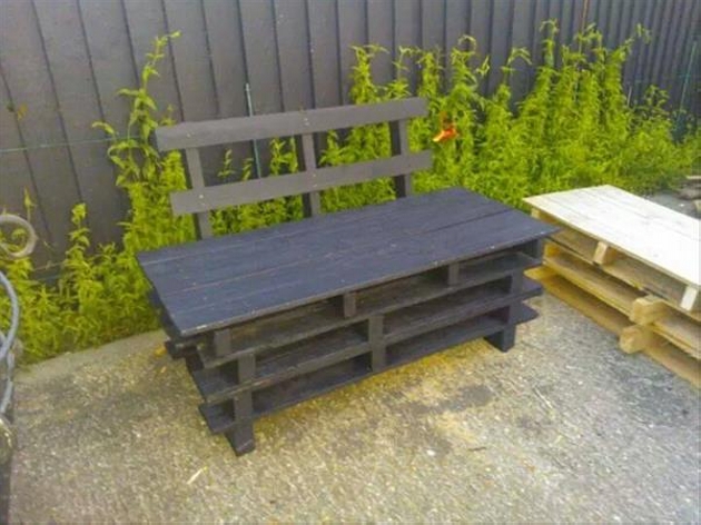 garden potting bench from pallets