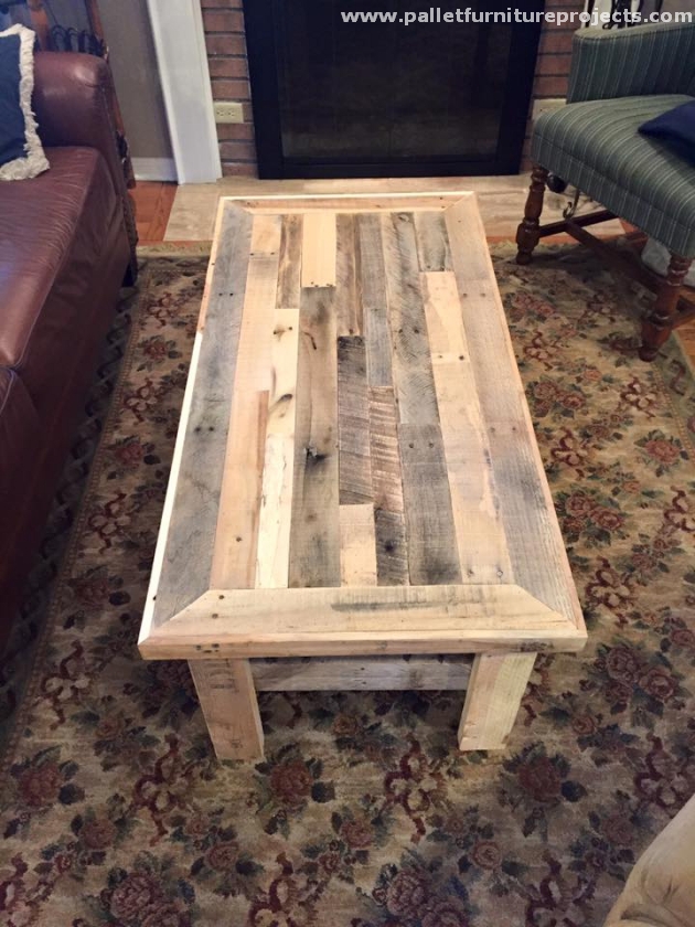 Coffee Table Made with Pallets Pallet Furniture Projects Coffee Table Made with Pallets Pallet Furniture Projects