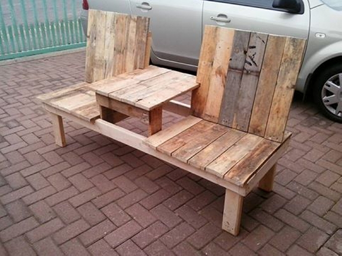 Pallet Wooden Garden Bench