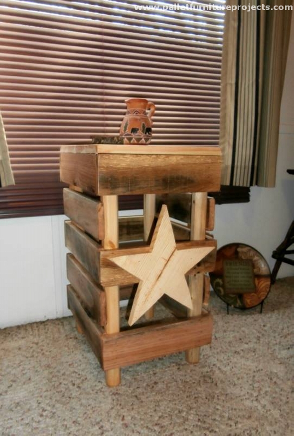 Pallet End Table