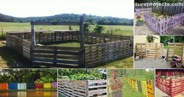 Wooden Pallet Fences