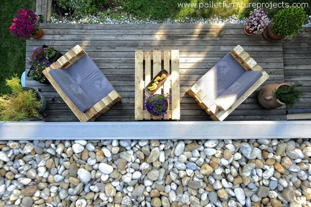 Furniture Made with Reused Pallets Wood | Pallet Furniture Projects