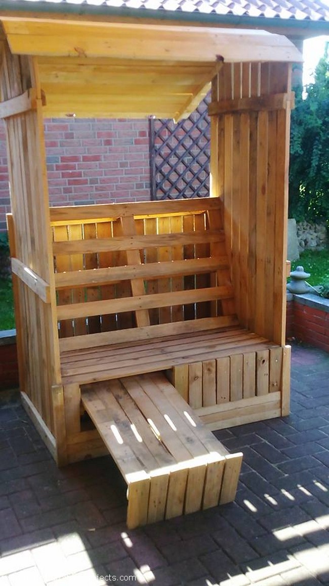 Pallet Strandkorb Chair